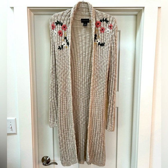 Long Sleeve Knit Cardigan - Picture 1 of 8